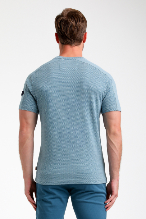 Gabbiano blauwe heren t-shirt