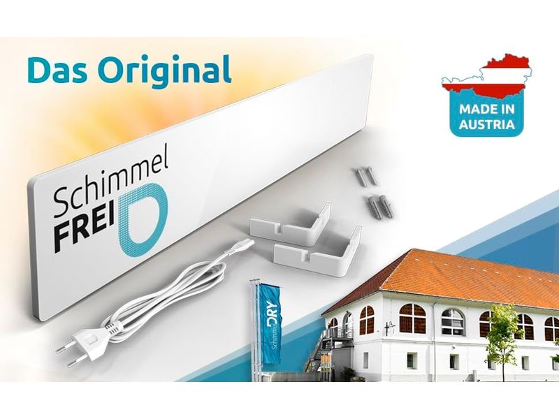 Technaxx Infrarotheizer Anti-Schimmel Dry M1 55 W Effektive Schimmelbekämpfung mit Infrarotstrahlung