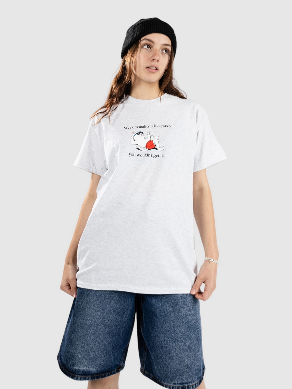 RIPNDIP You Wouldn'T Get It T-Shirt ash grey