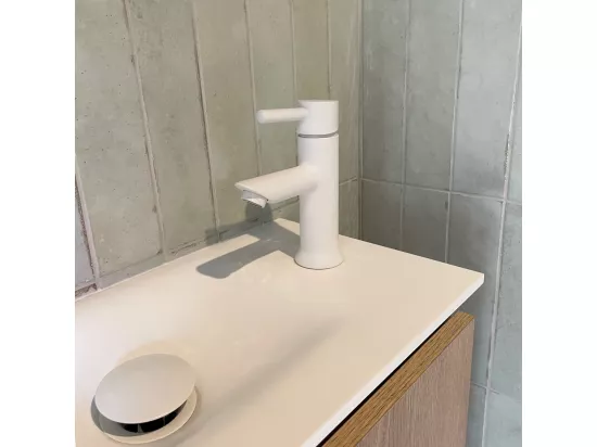 Luisa mitigeur lave-mains blanc - Essebagno