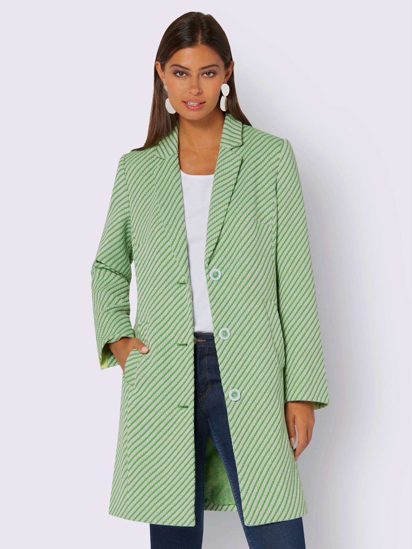 Manteau bouclé structuré pour l'été