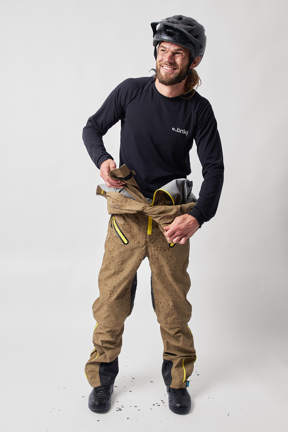 Dirtlej Dirtsuit Core Edition heldragt med lange ben beige
