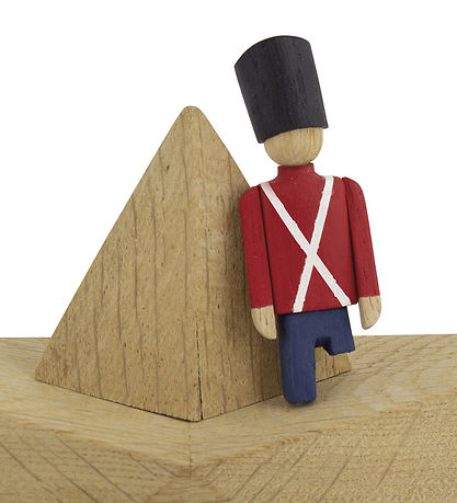 H.C. Andersen Tr?figur - 20x12 cm - Den Standhaftige Tinsoldat
