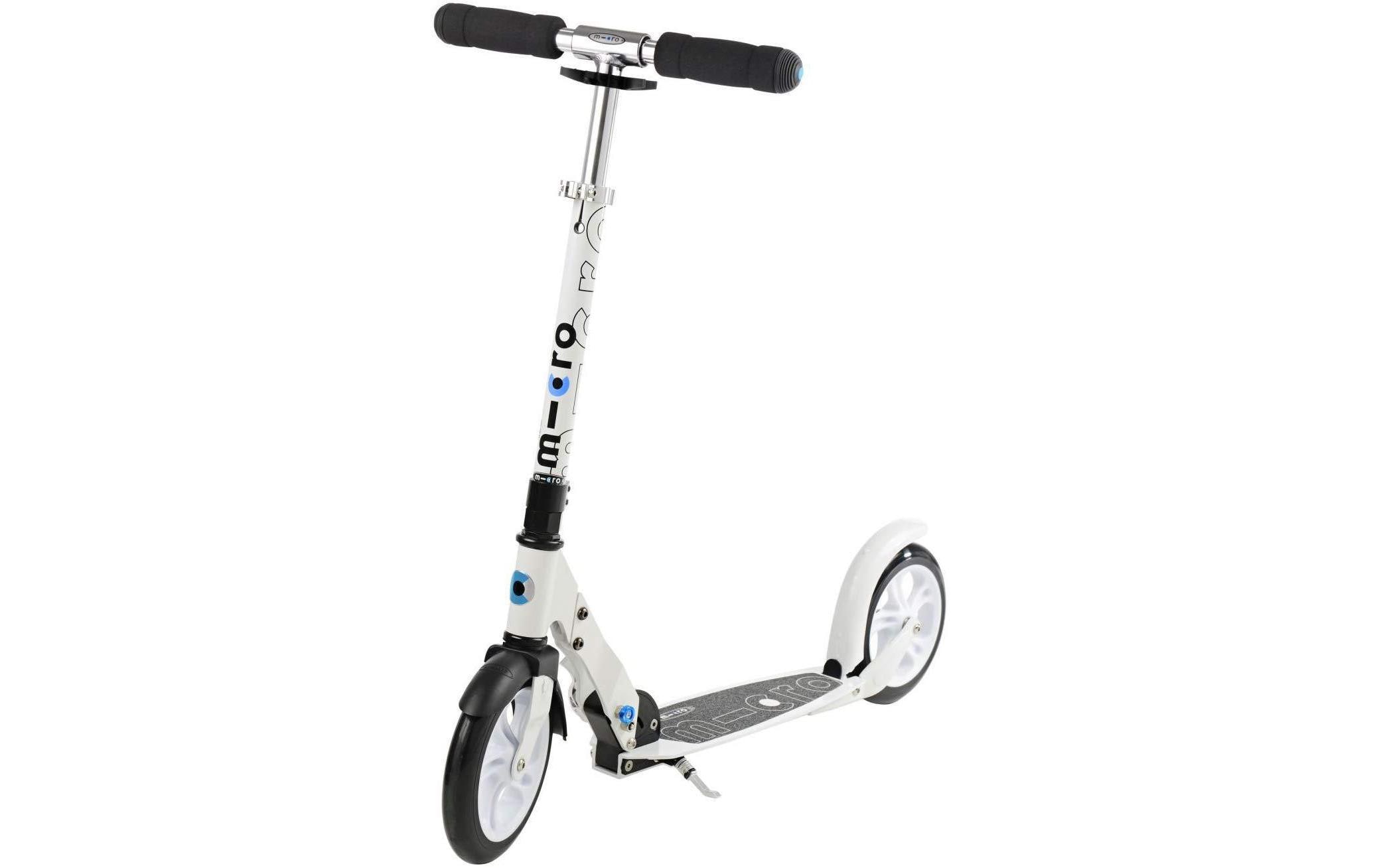 Kickboard Micro Classic white<br>Robuster Roller aus hochwertigem Aluminium