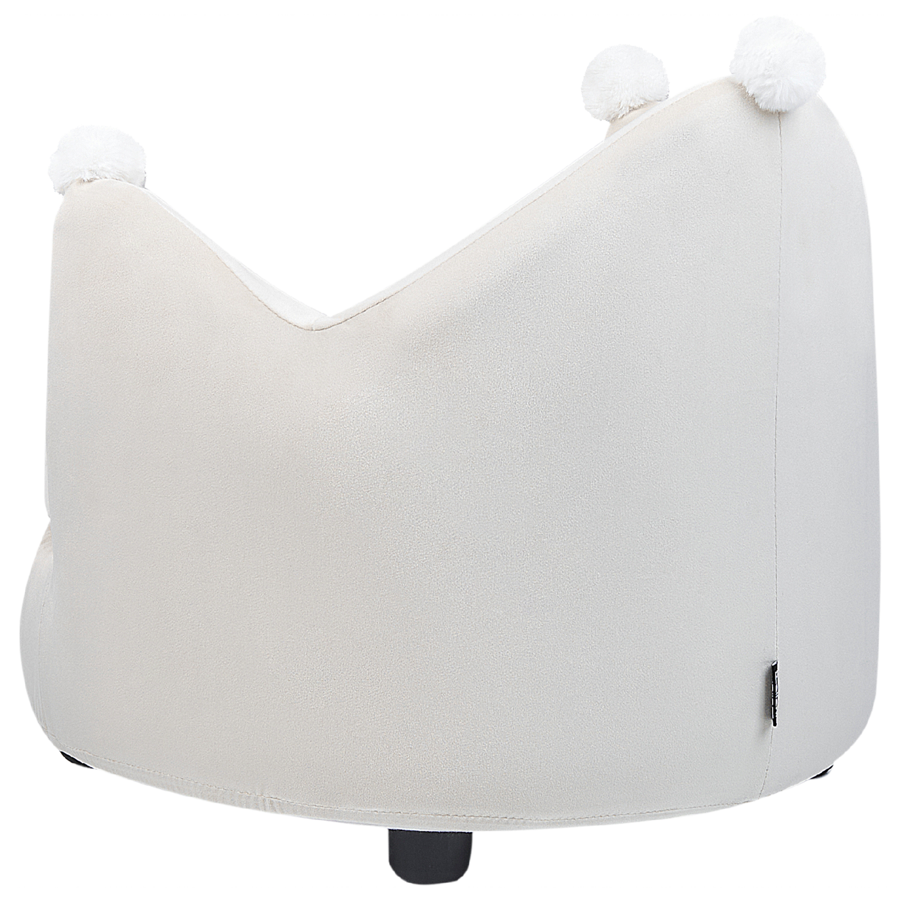 Beliani - VEGA - Kinderstoel - Beige - Fluweel