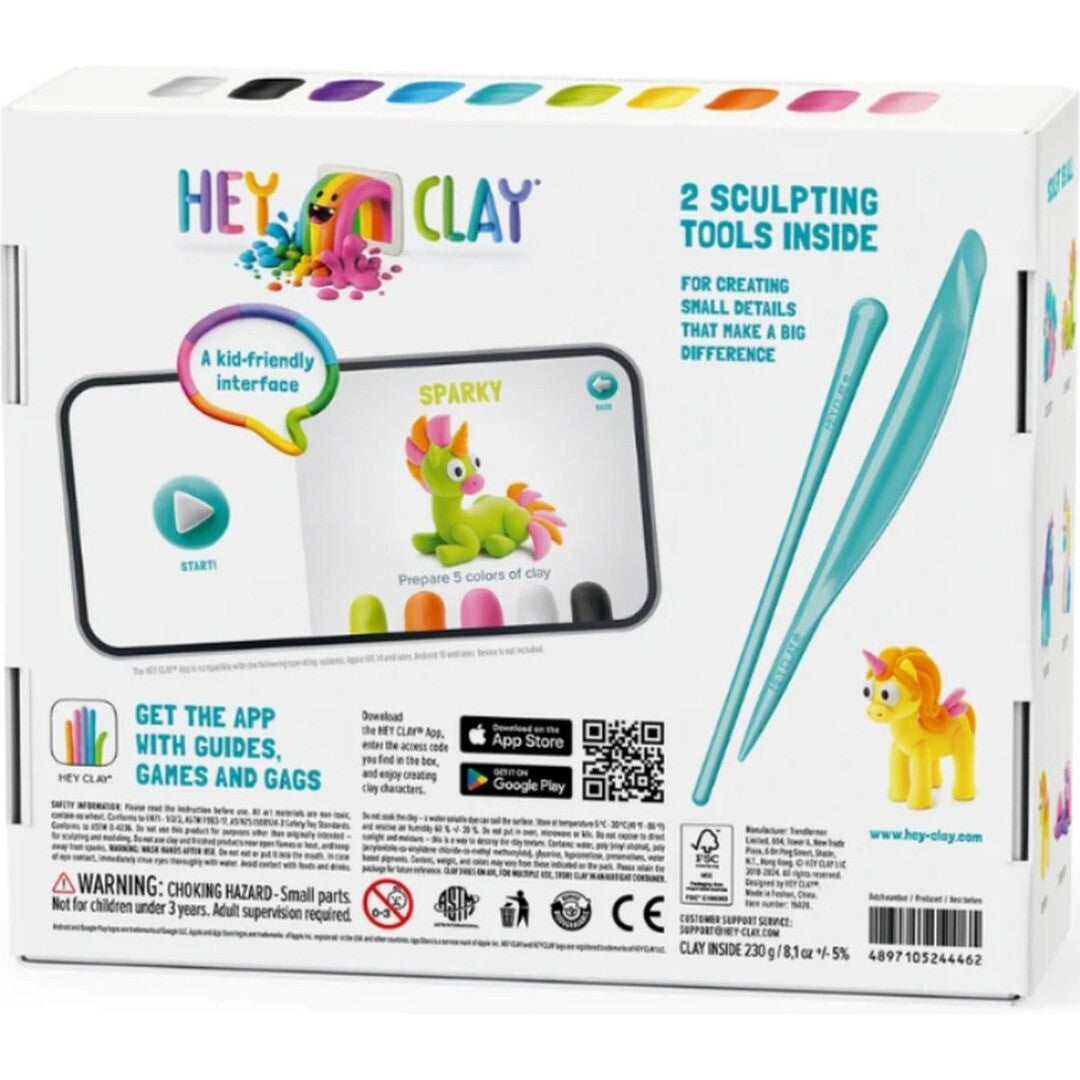 Hey clay boetseerklei rainbow unicorns