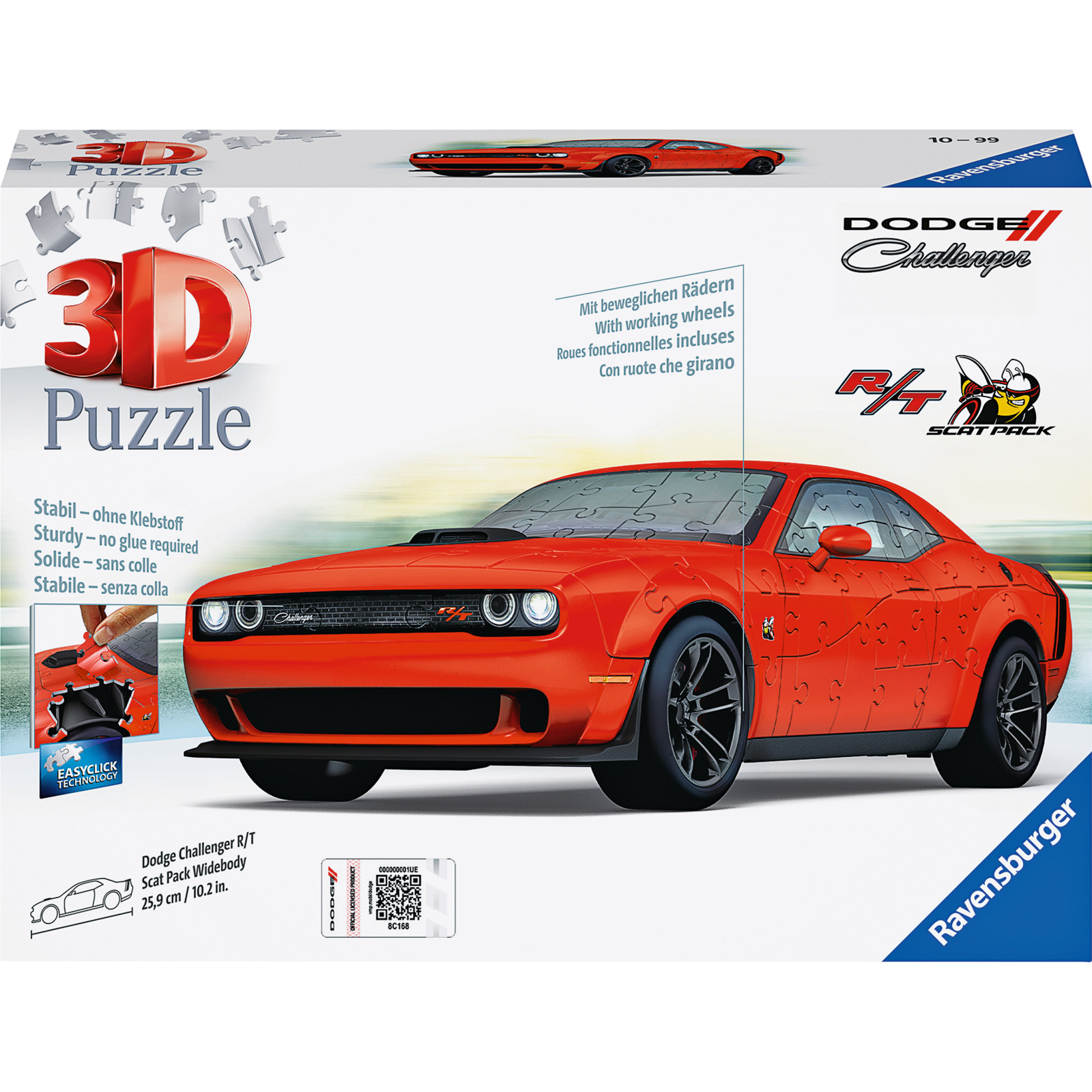 Ravensburger 3D Puzzle Dodge Challenger Scat