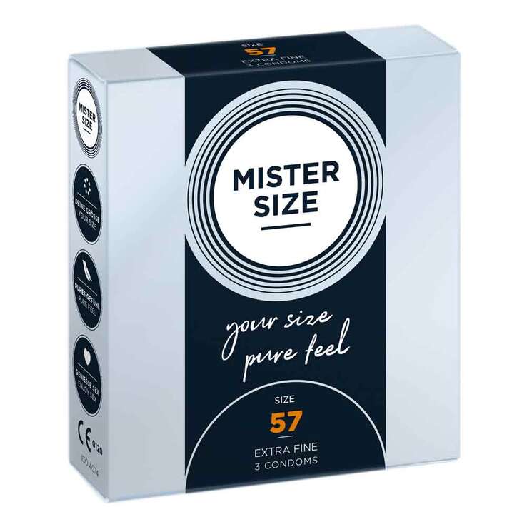 MISTER SIZE 57 Kondome, 3 St