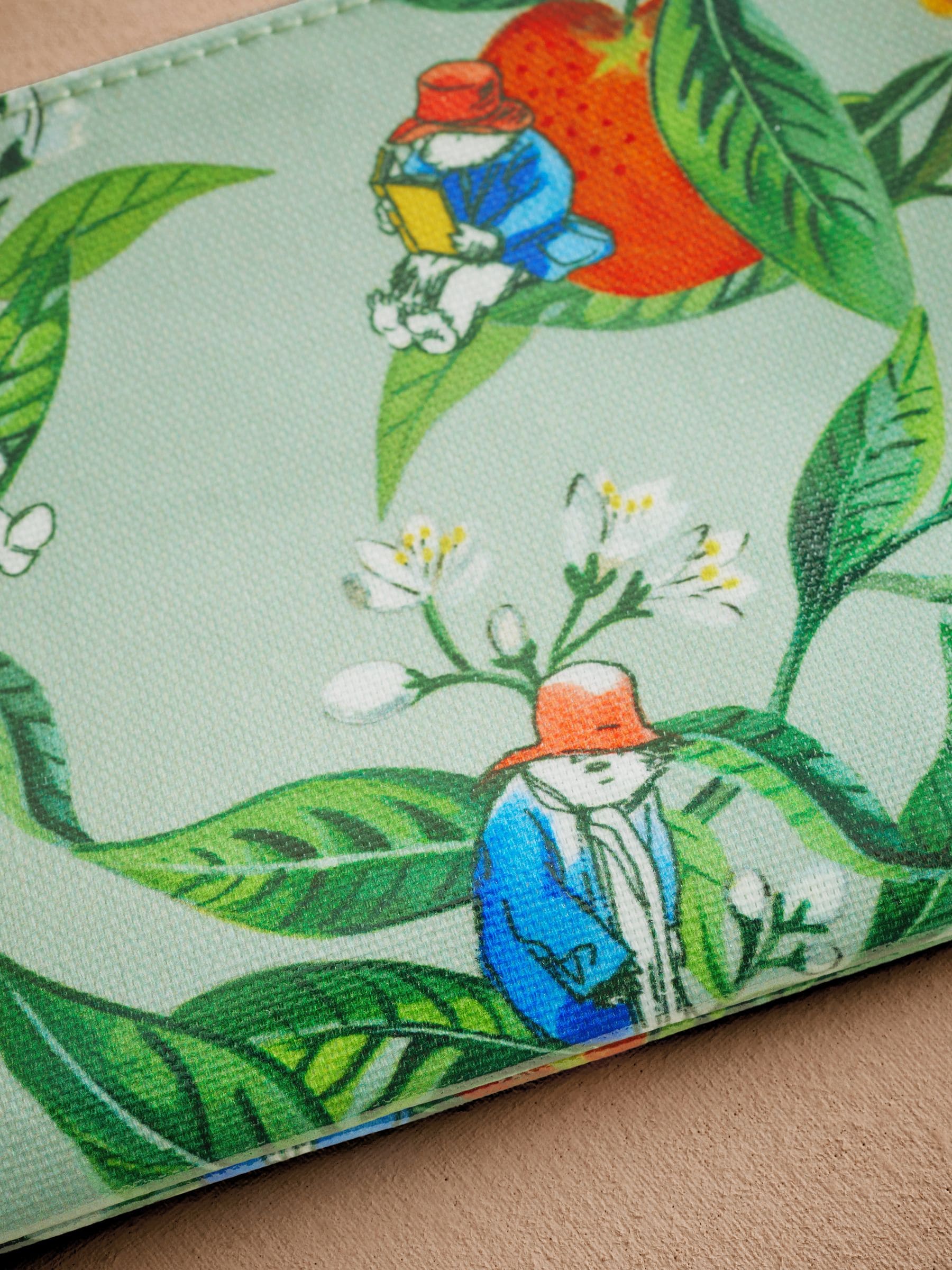Cath Kidston 100% katoenen Paddington-portemonnee met rits