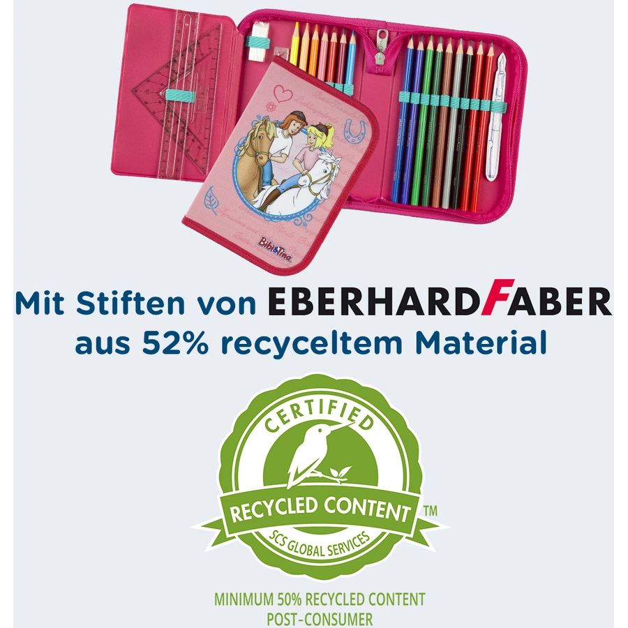 Scooli gefülltes Schüleretui Bibi & Tina