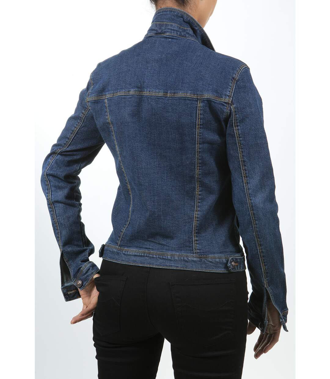 Veste en jeans stretch coupe ajustée ENIA DENIM