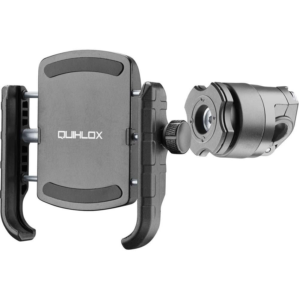 Interphone - Kit Quiklox - Etui Crab + support rétroviseur Small Bar