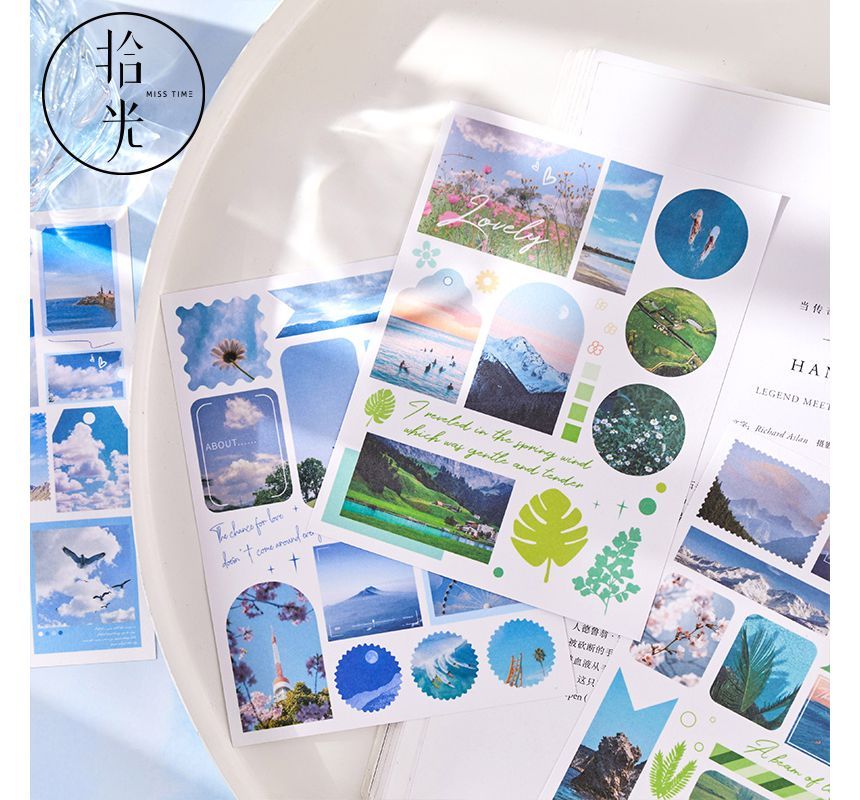 Jun's Journal - Tulpensticker (verschillende ontwerpen)