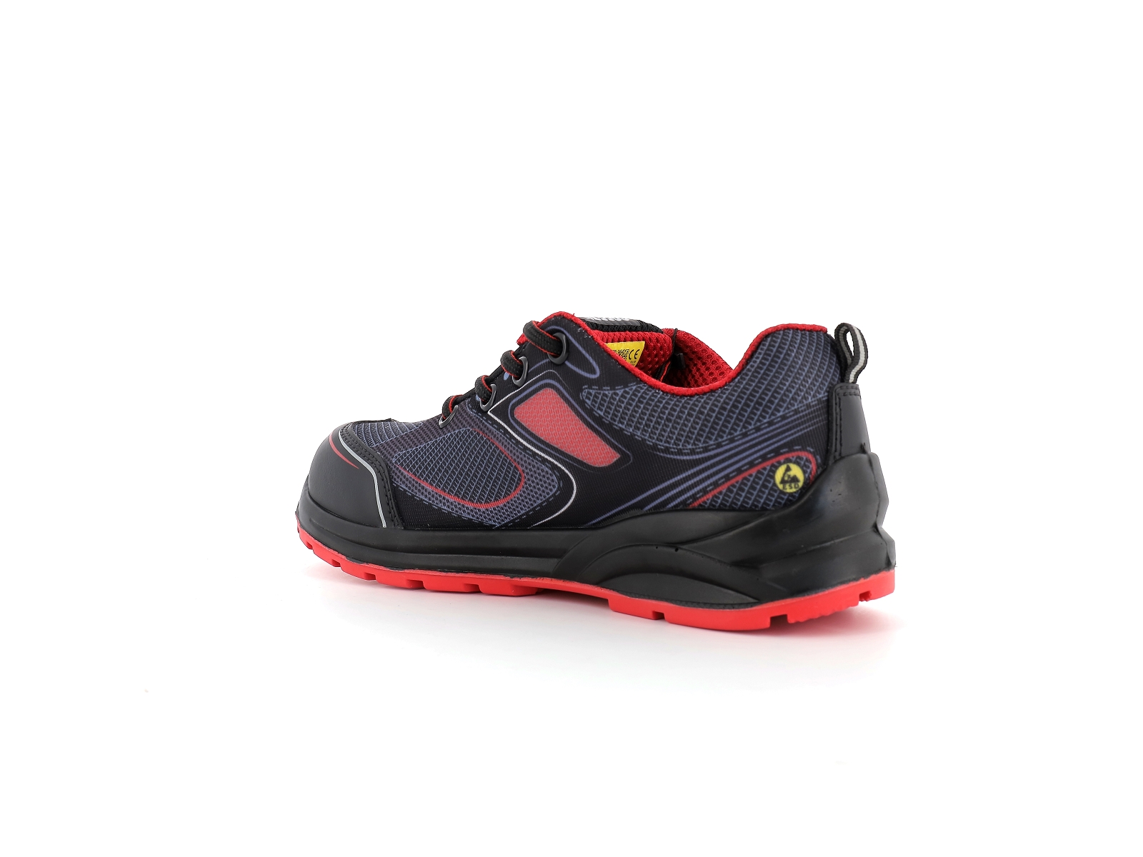 Safety jogger work-CADOR Synthétique Noir Rouge