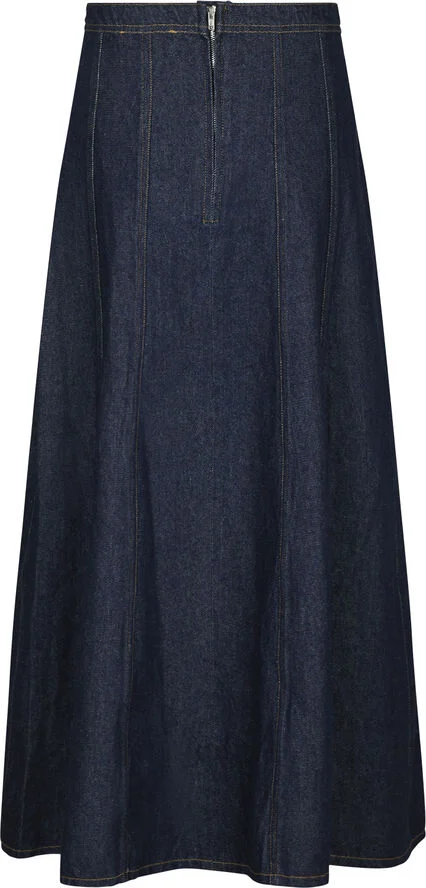 Neo Noir Raya Denim Skirt Dark blue