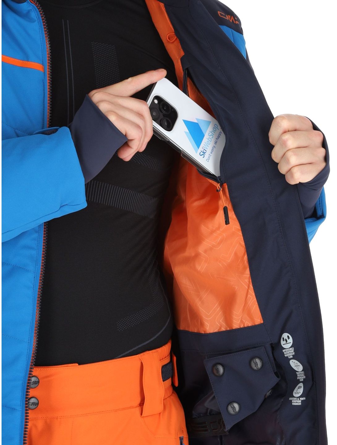 34W4357 ski-jas heren