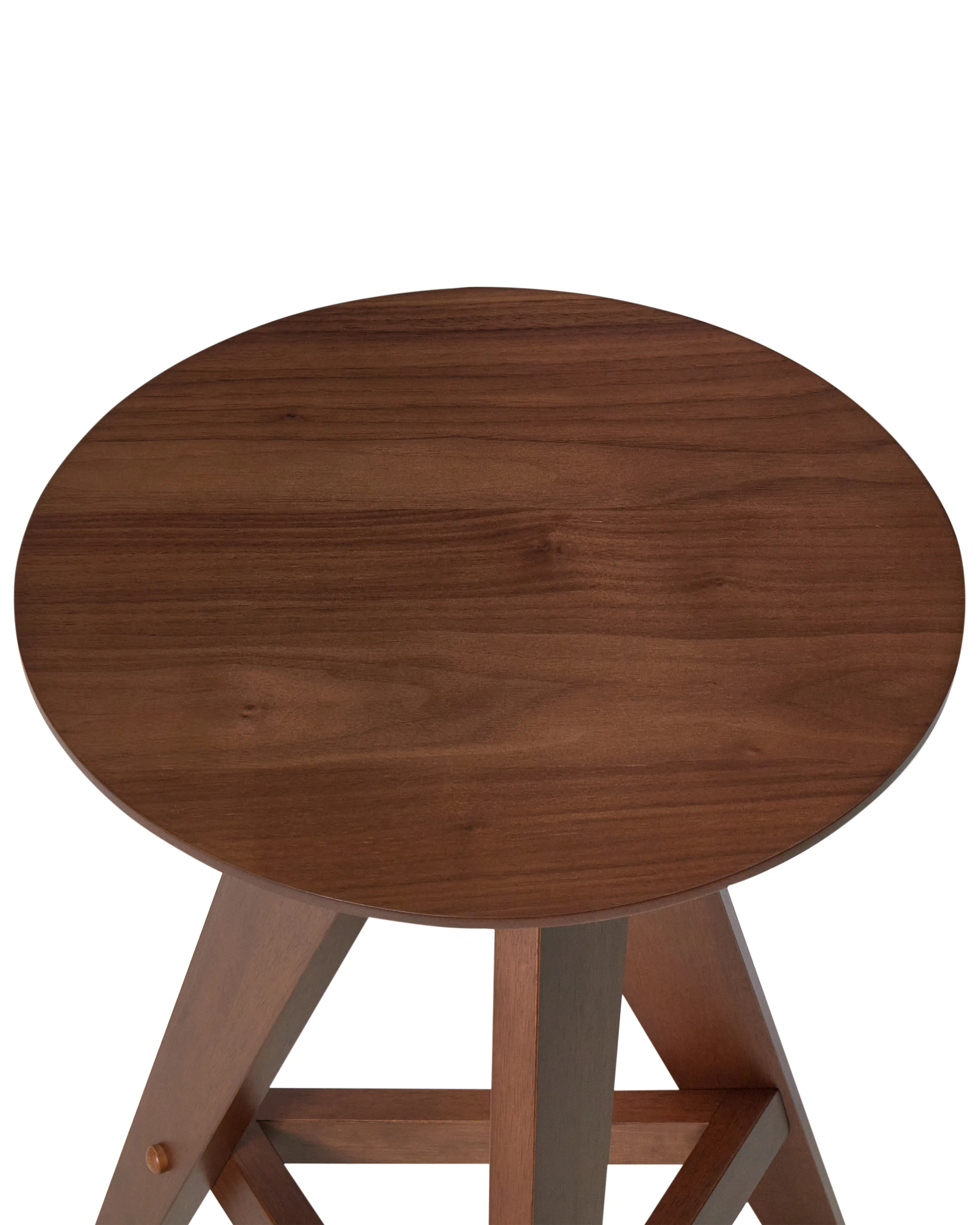 Set van 2 barkrukken AROMA Hout Bruin