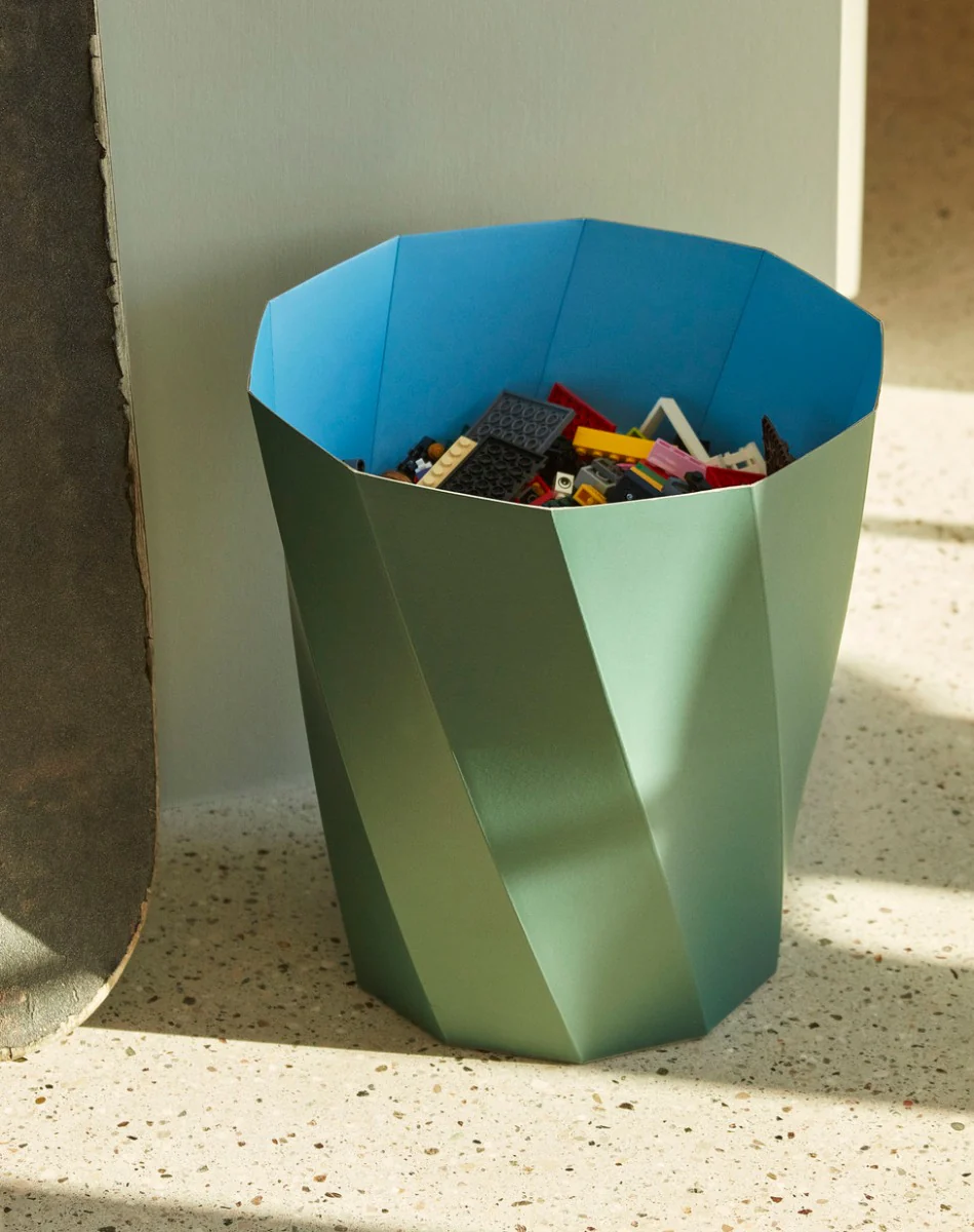 HAY  Paper Paper Bin papirspand, Dark green - H: 30,5 cm.