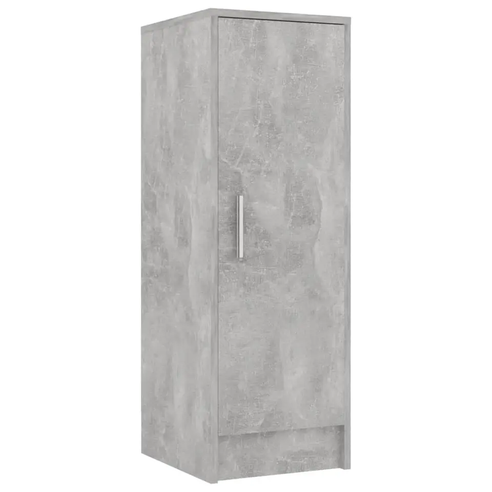vidaXL - Schoenenkast - Grijs - Bewerkt hout - 31.5 x 35 x 92 cm