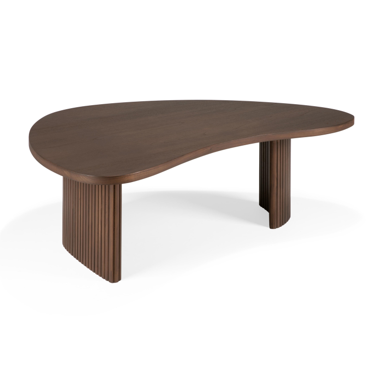 Ethnicraft Boomerang small salontafel 90x61 bruin