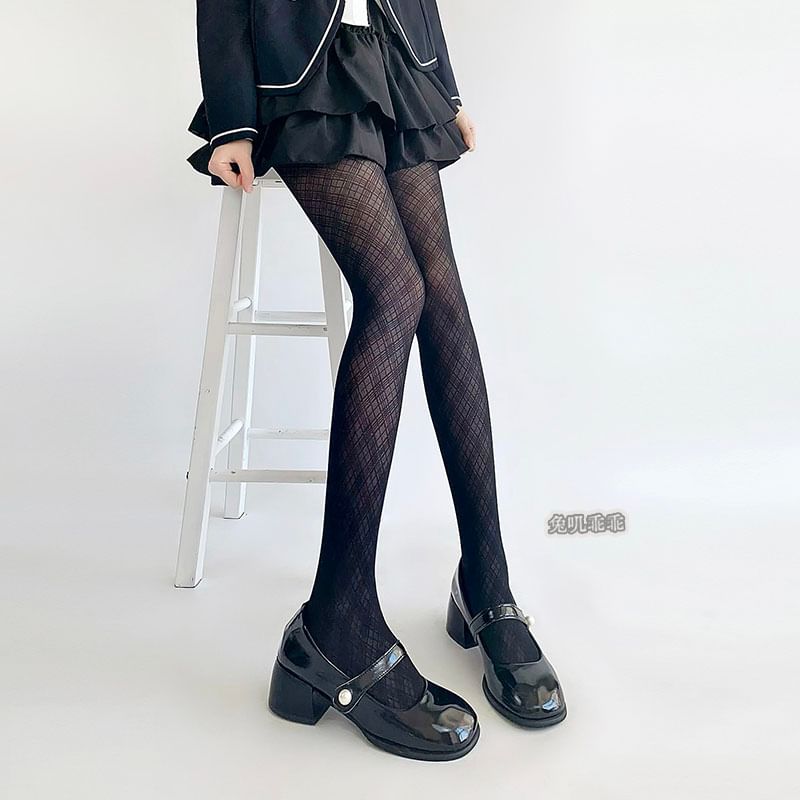 Nikiki - Argyle Print Kousen