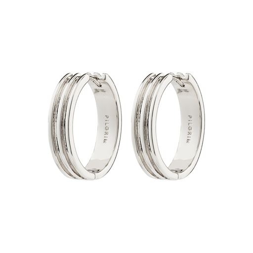 Pilgrim Bennet Creoler, Silver Plated