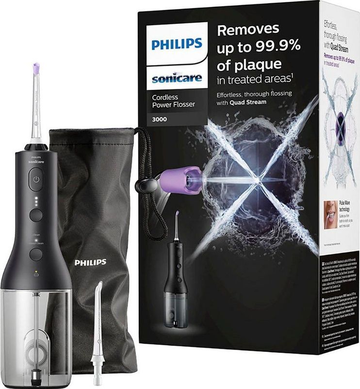 Philips - Sonicare Cordless Powerflosser HX3826/33 - Waterflosser - Zwart