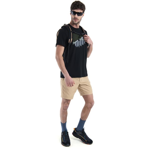 T-shirt randonnée ICEBREAKER M MERINO 150 TECH LITE III SS TEE BLACK
