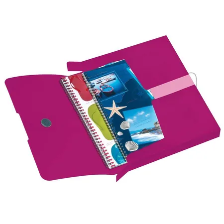 Herlitz Sammelbox PP A4 opak 40mm beere 40mm