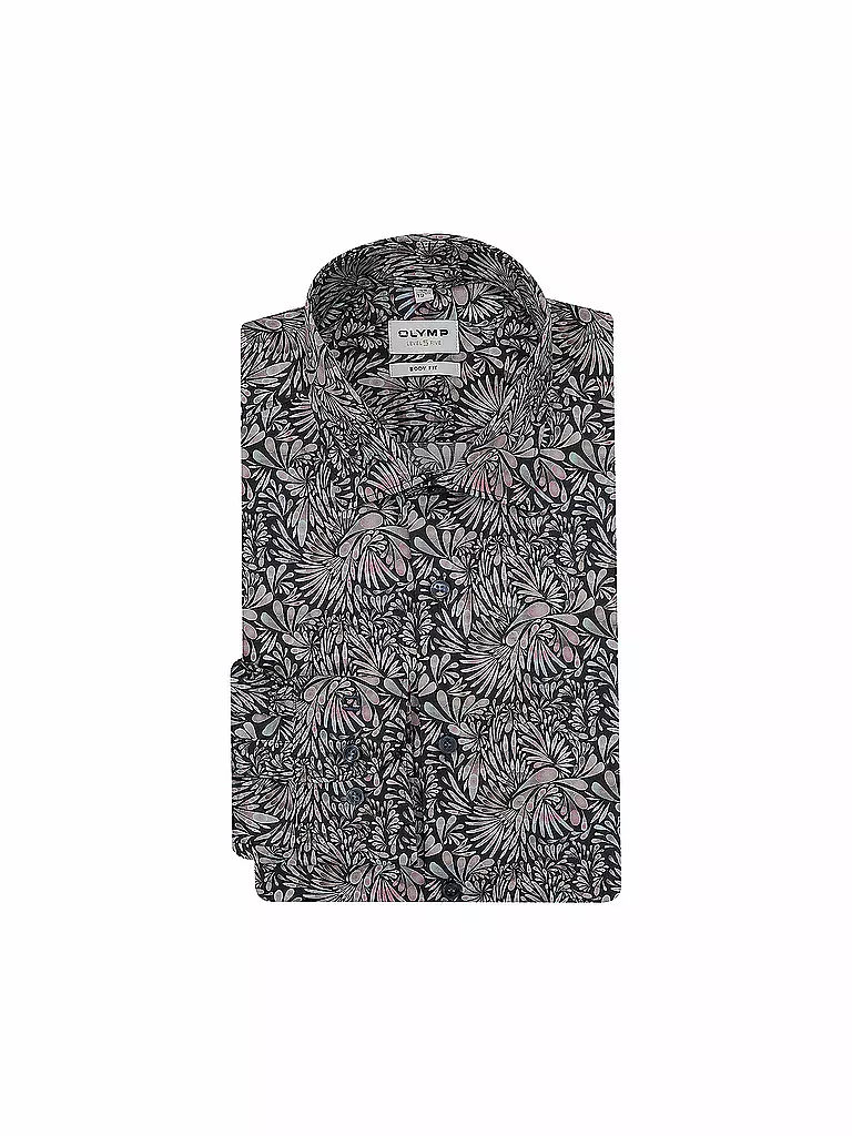 OLYMP LEVEL FIVE Hemd Body Fit schwarz