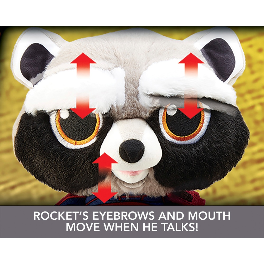 Marvel Guardians of the Galaxy Rocket interaktives Plüschtier