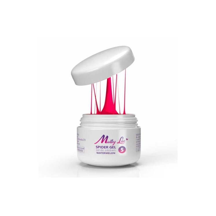MollyLac Spider Gel Dekorationsgel / 5 / Watermelon 3 ml