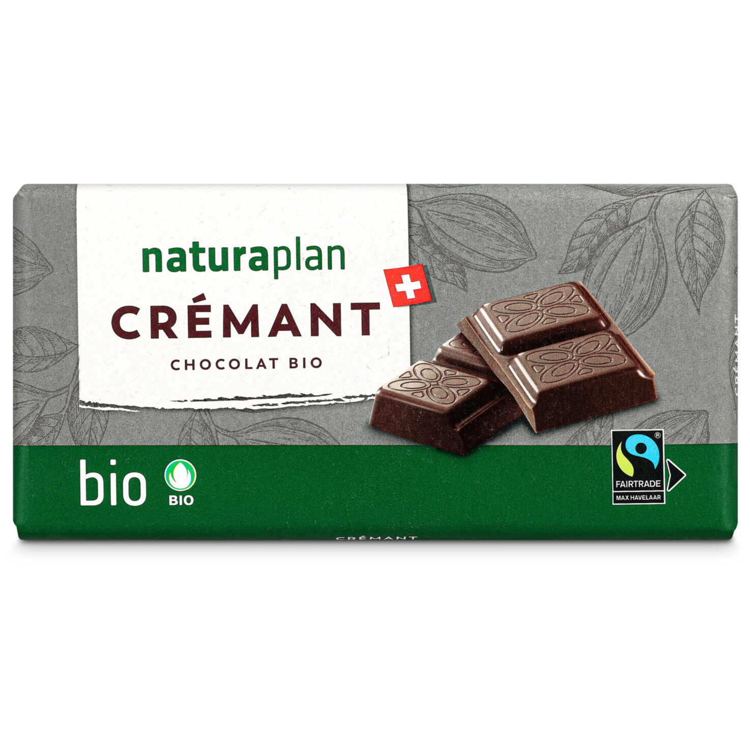 Naturaplan Bio Fairtrade Tafelschokolade Crémant dunkel