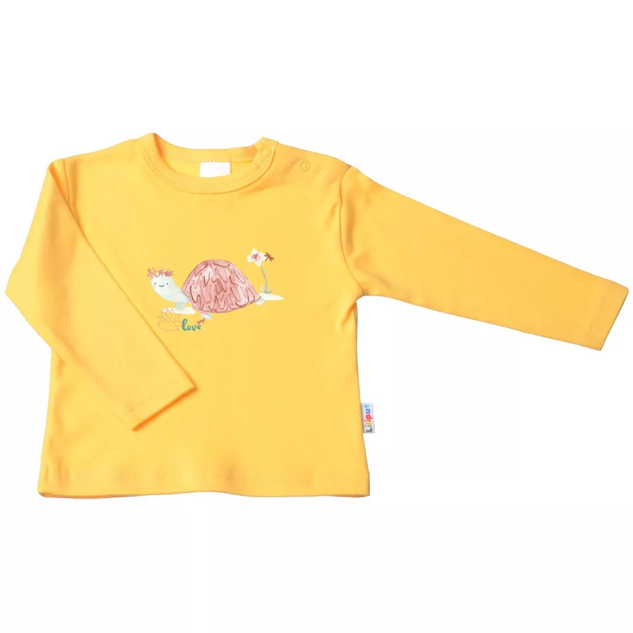 Liliput Langarmshirt Schildkröte gelb