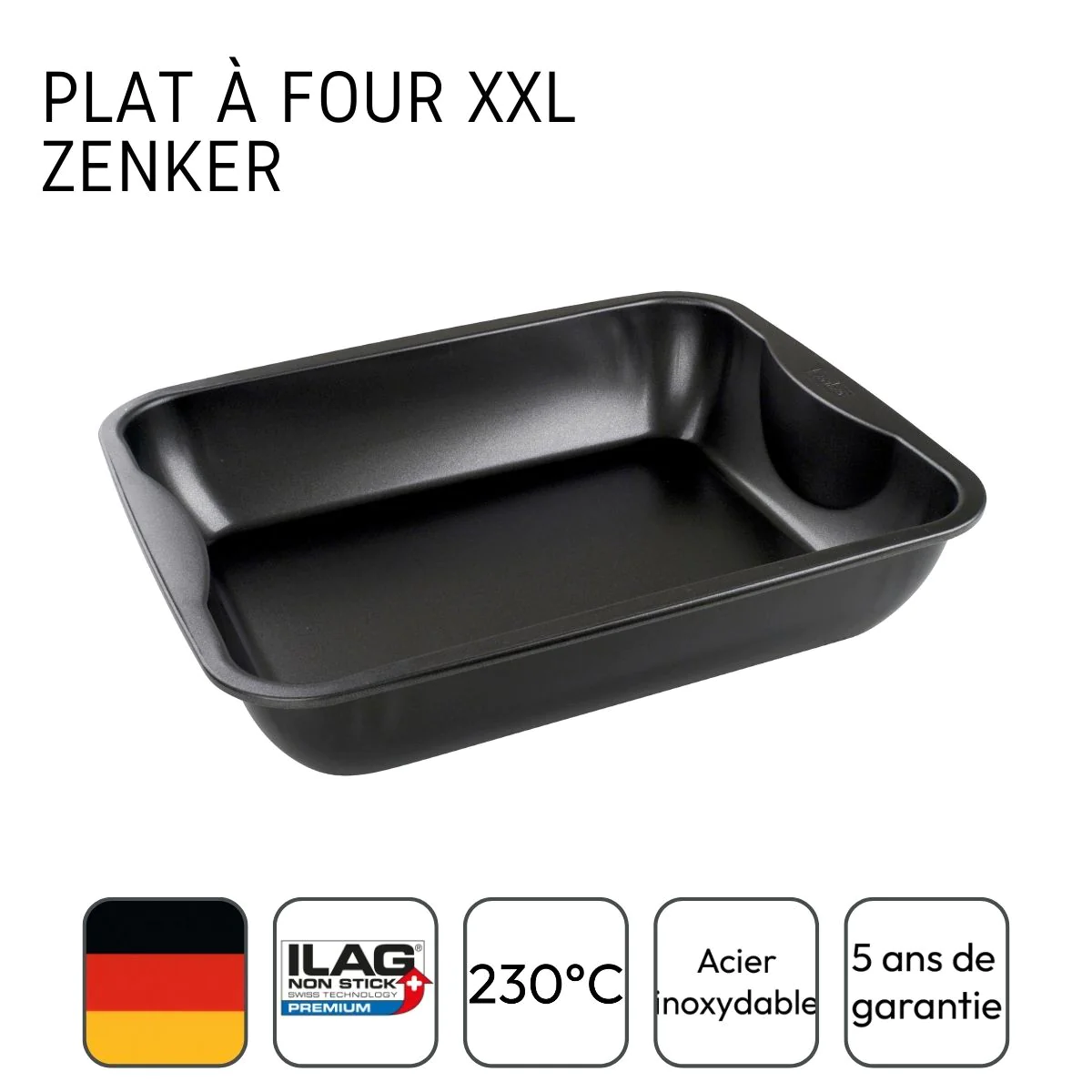 Plat à four XXL rectangle Spécial Cooking Zenker