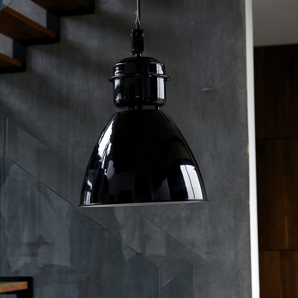 House Doctor - Pendel Lampe - Volumen - Sort - Ø 35 CM