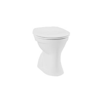 Wisa Sydney closetpot vlakspoel m. AO-uitlaat wit