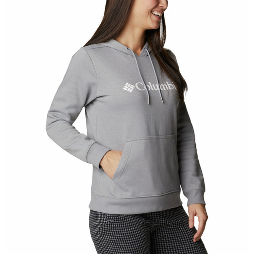 Moletom com capuz e logo da Columbia para mulheres