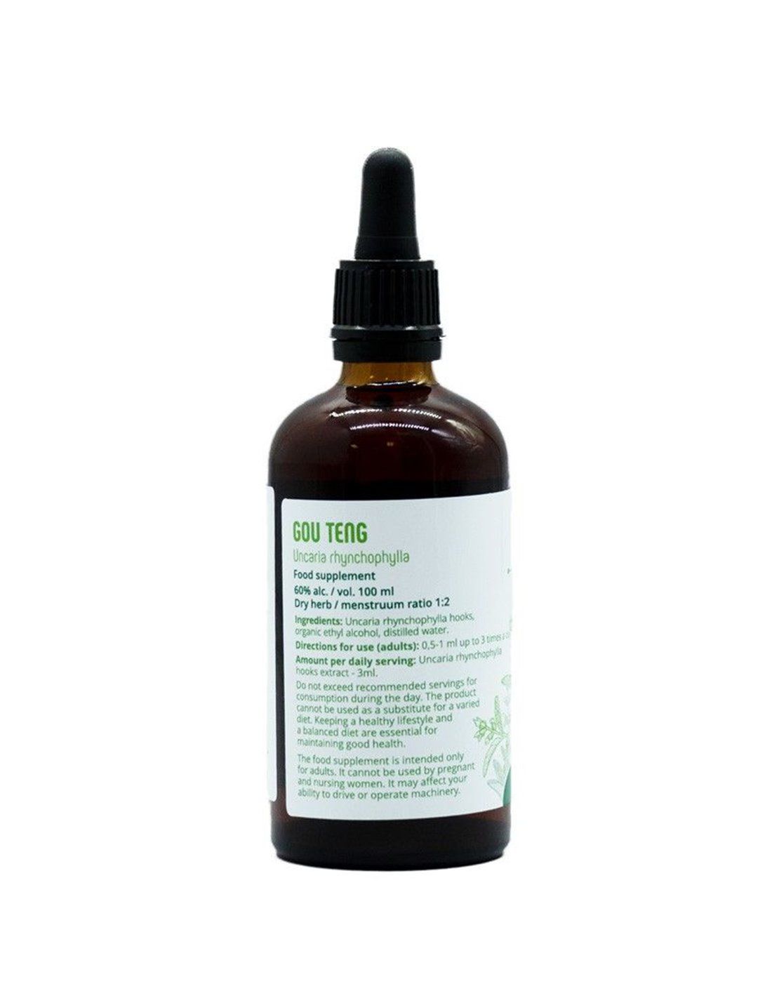 Lymeherbs Gou Teng (Uncaria rhynchophylla) Tinktur 1:2