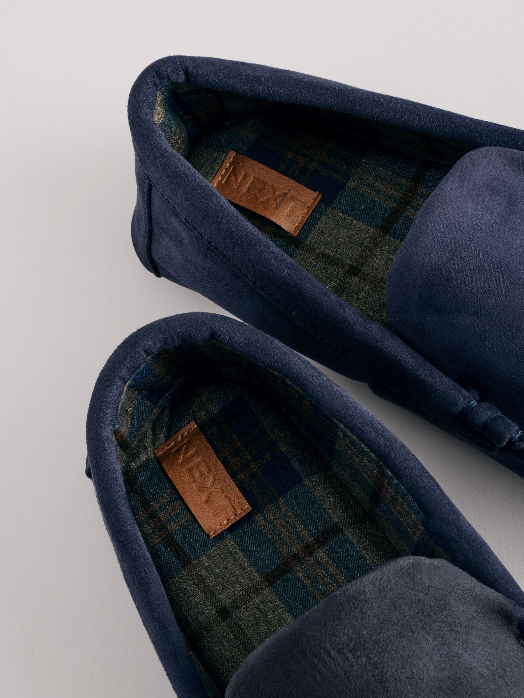 Donkerblauw - Moccasinpantoffels