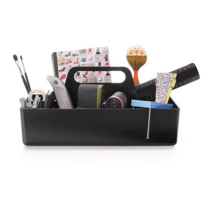 Vitra Rangement Toolbox en plastique recyclé - Arik Levy | Noir