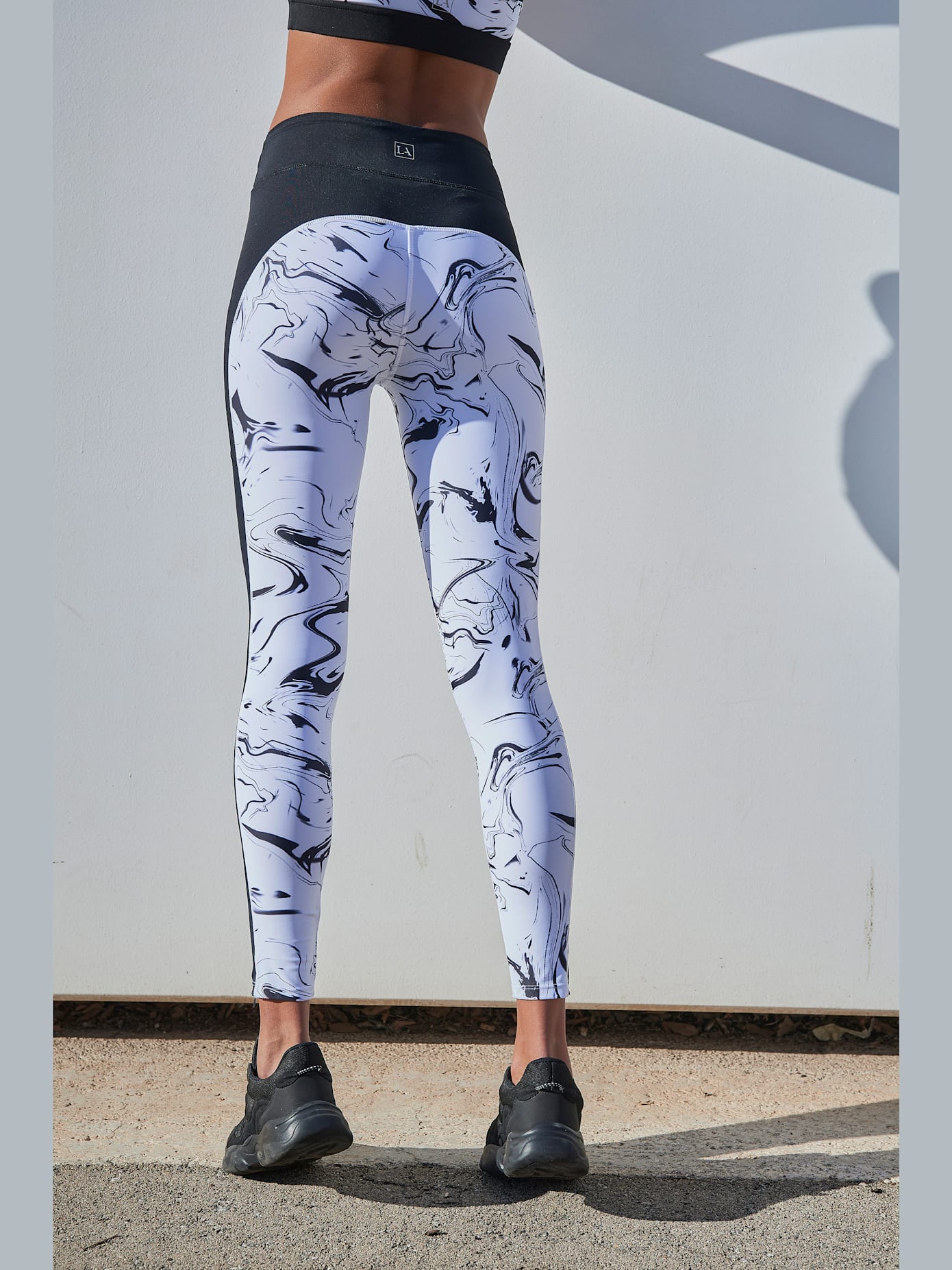 Legging caleçon performance en mélange de matières