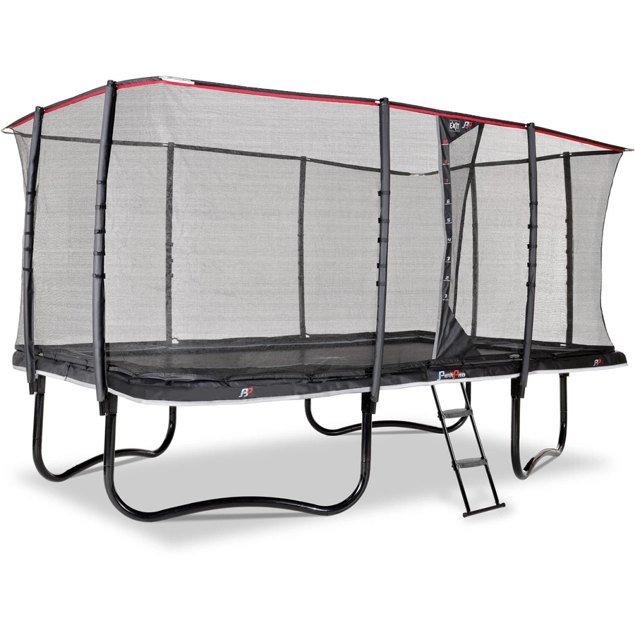 EXIT PeakPro Trampolin 275x458cm - schwarz