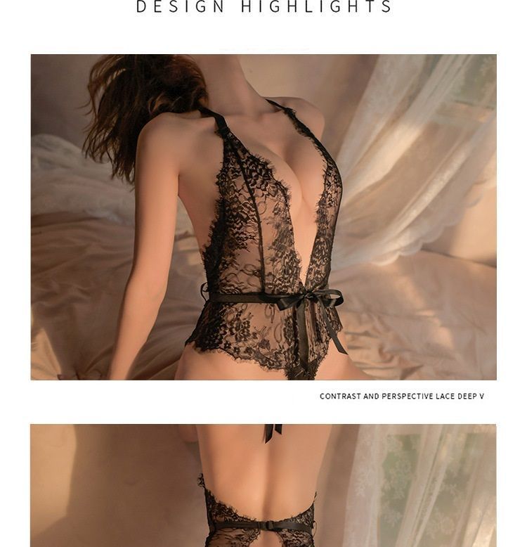 Secret Dream - Kruisloos kanten bodysuit