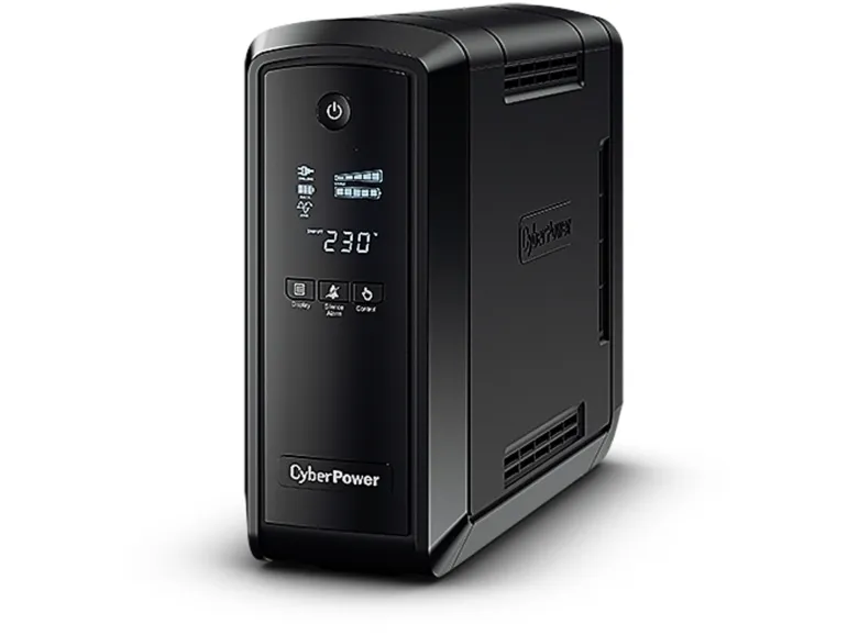 CyberPower PFC Sinewave Series CP550EPFCLCD - UPS - AC 230 V - 330 Watt - 550 VA - 7 At - USB - output-stikforbindelser: 6