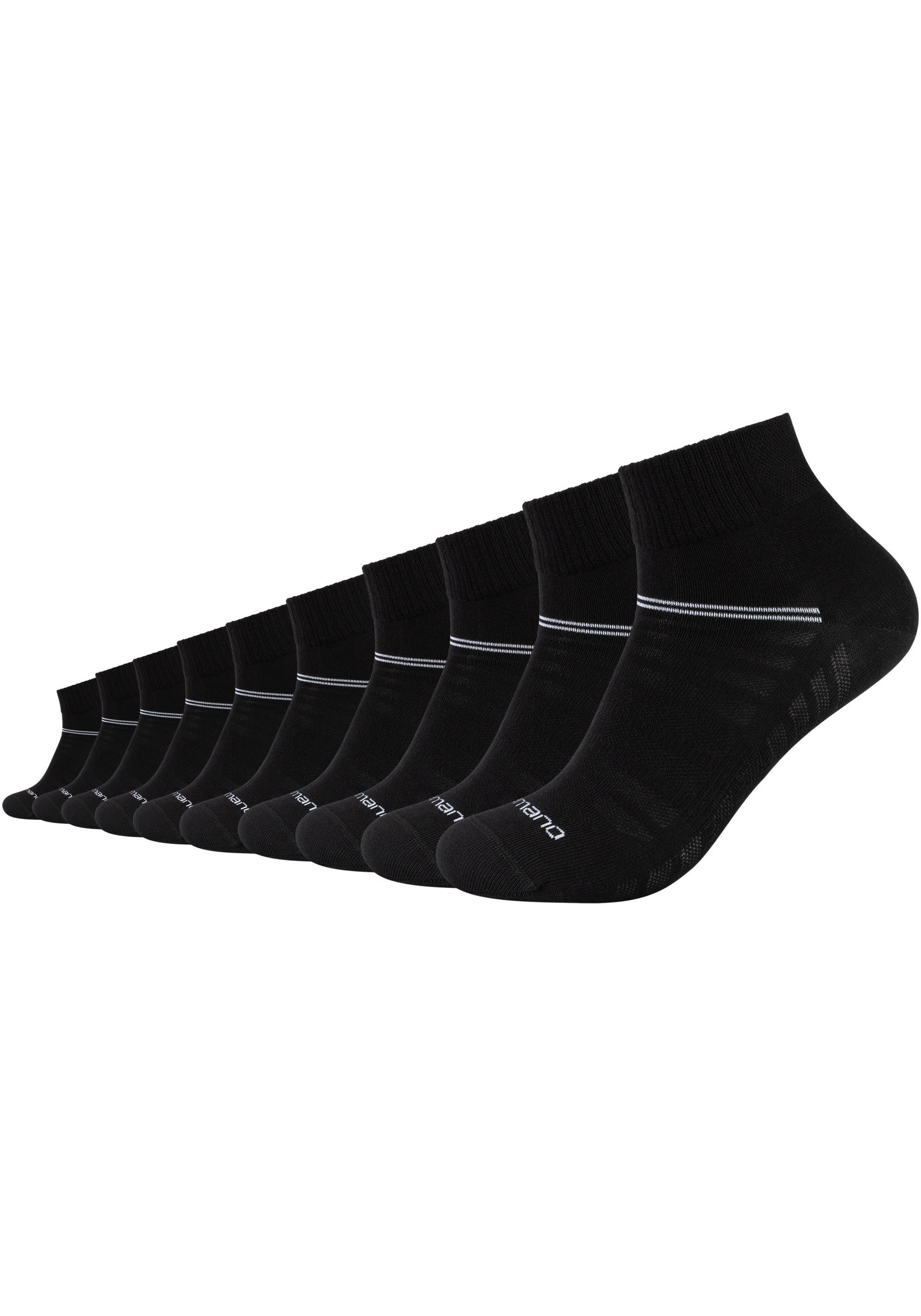 Camano Sneakersocken »mesh ventilation« 10 Paar tlg. Mesh-Belüftung: Optimales Fussklima bei jeder Aktivität