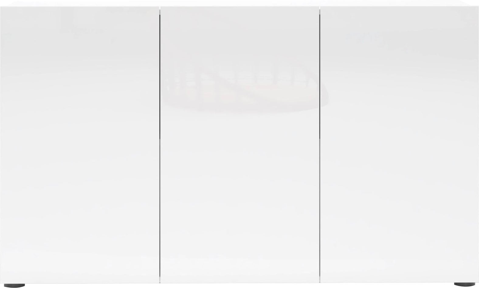 INOSIGN Sideboard »MISTER, Sideboard,Kommode, Anrichte, Kredenz, mit 4 geräumigen Fächern« Kommode, komplett Hochglanz lackiert, Breite 135cm