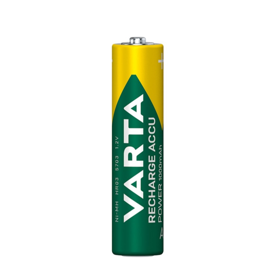 (4er Set) Wiederaufladbare 1.2 Volt Power 1000mAh NiMH HR03 Akku Batterie AAA