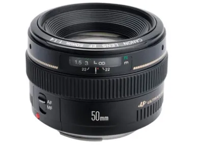Canon EF - Objektiv - 50 mm - f/1.4 USM - Canon EF - for EOS 1000, 1D, 50, 500, 5D, 7D, Kiss F, Kiss X2, Kiss X3, Rebel T1i, Rebel XS, Rebel XSi