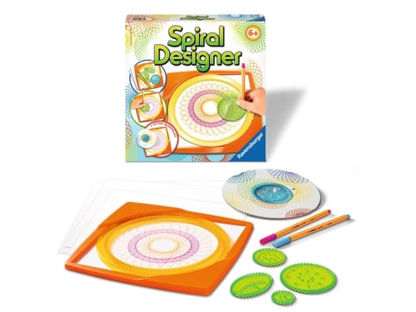 Ravensburger 29774, Spirograf for barn, 6 år, Plast, Flerfarget